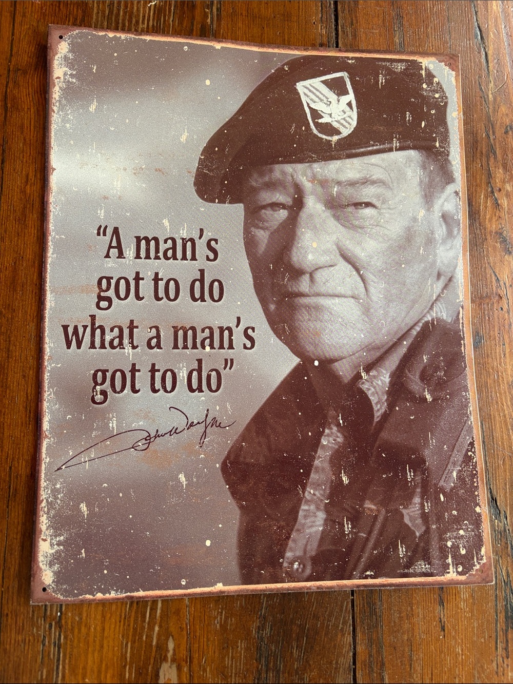 John Wayne wall art